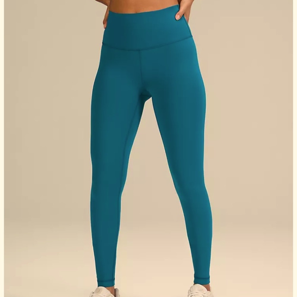 Lululemon Sz6 Nulu wunderunder turquoise blue